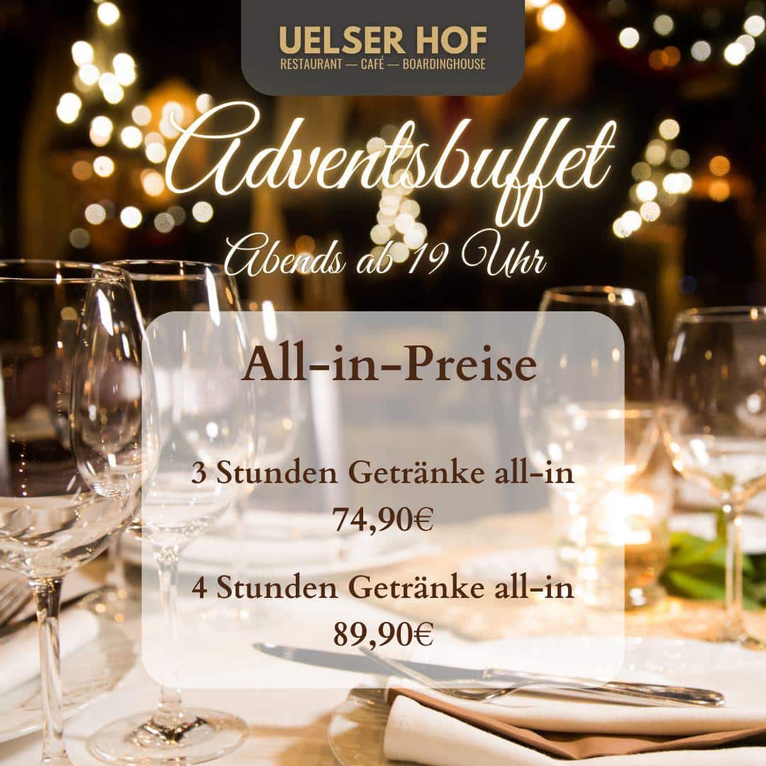 Uelser Hof ‧ Restaurant ‧ Adventsbuffet